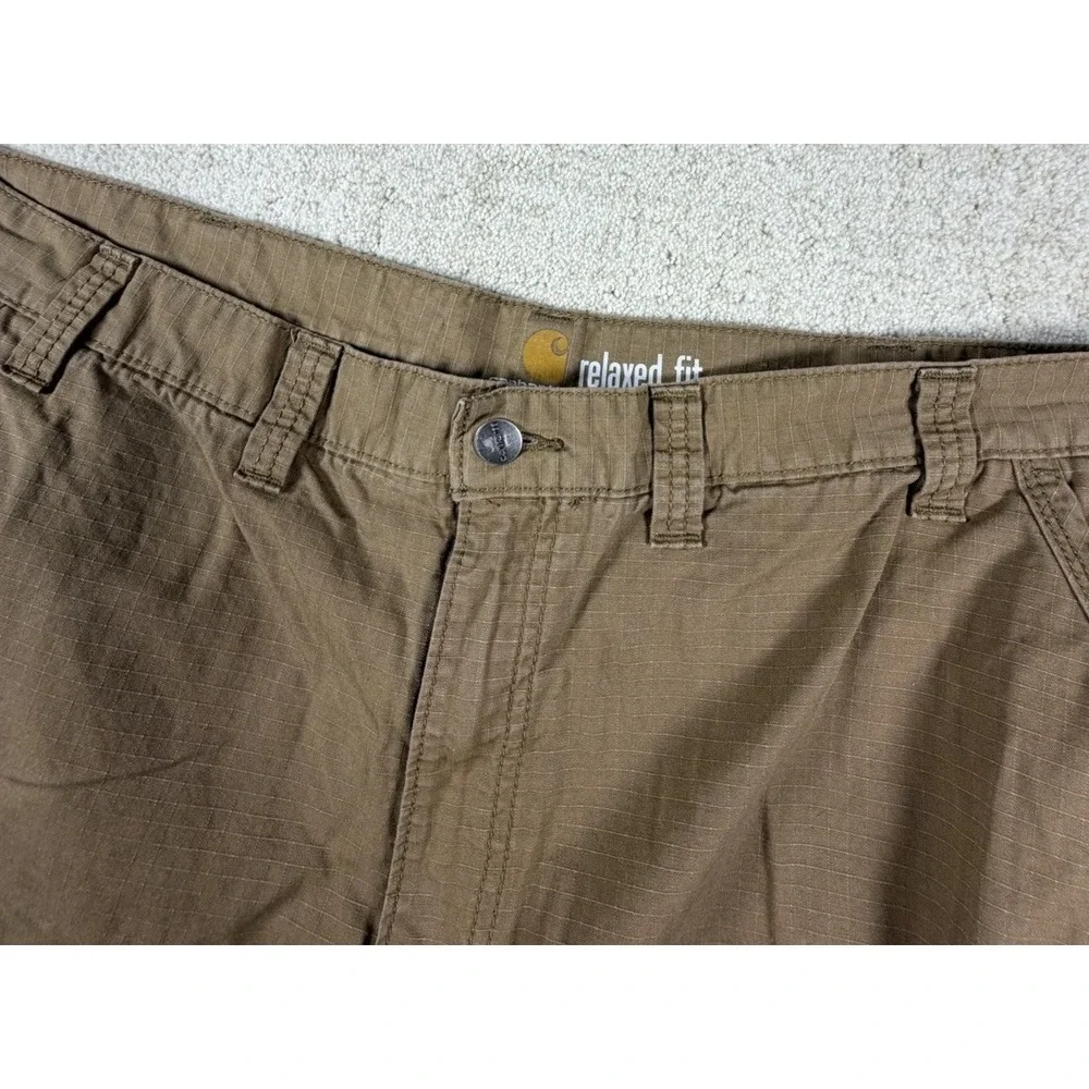 Carhartt Force Relaxed Fit Men's Carpenter Work Outdoor Shorts Brown Sz 44